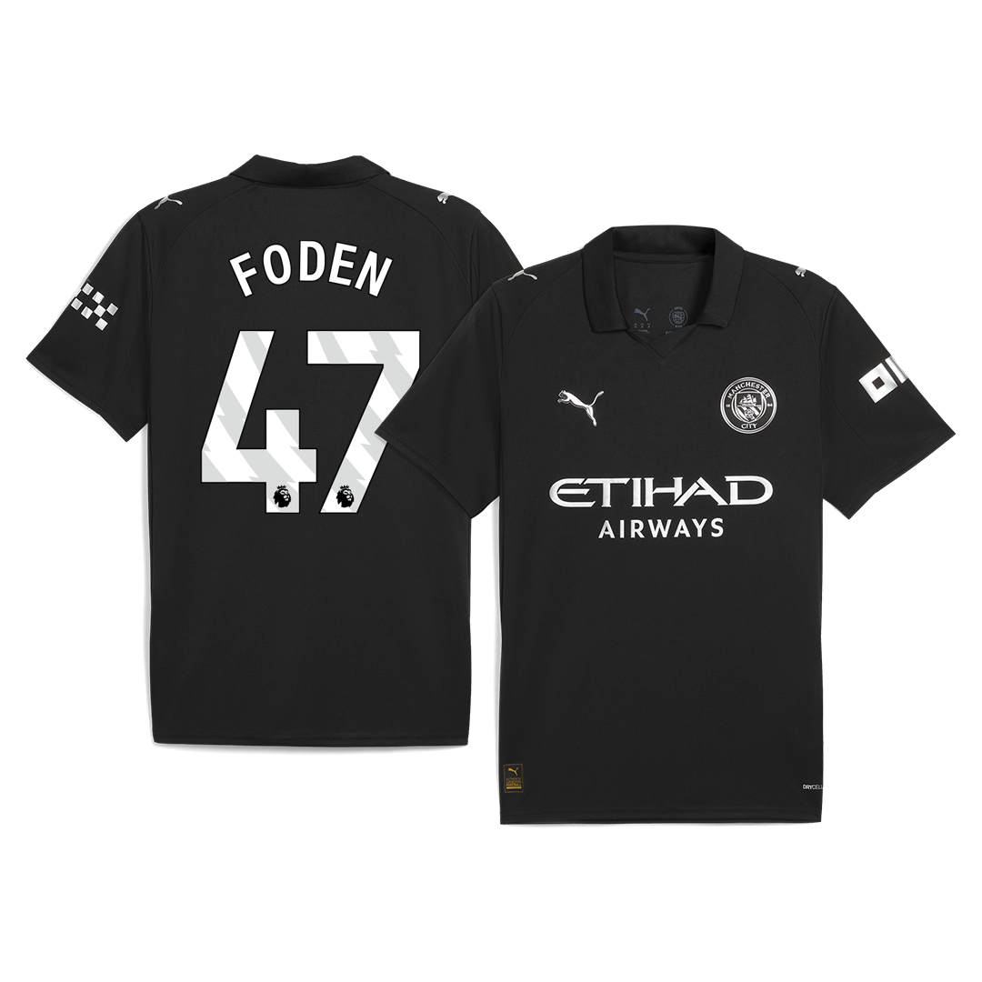 FODEN #47 Manchester City Away Soccer Jersey 2025/26 - gogoalshop