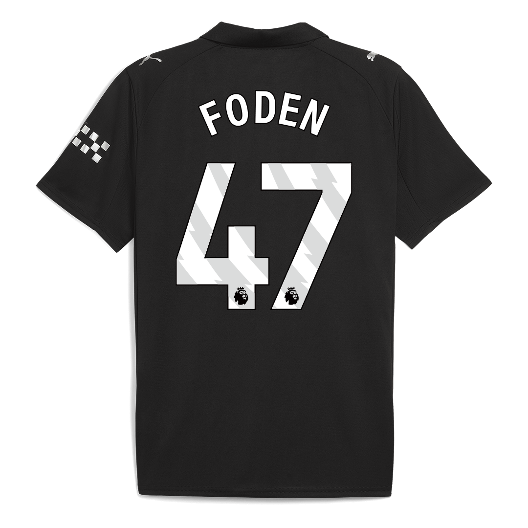 FODEN #47 Manchester City Away Soccer Jersey 2025/26 - gogoalshop