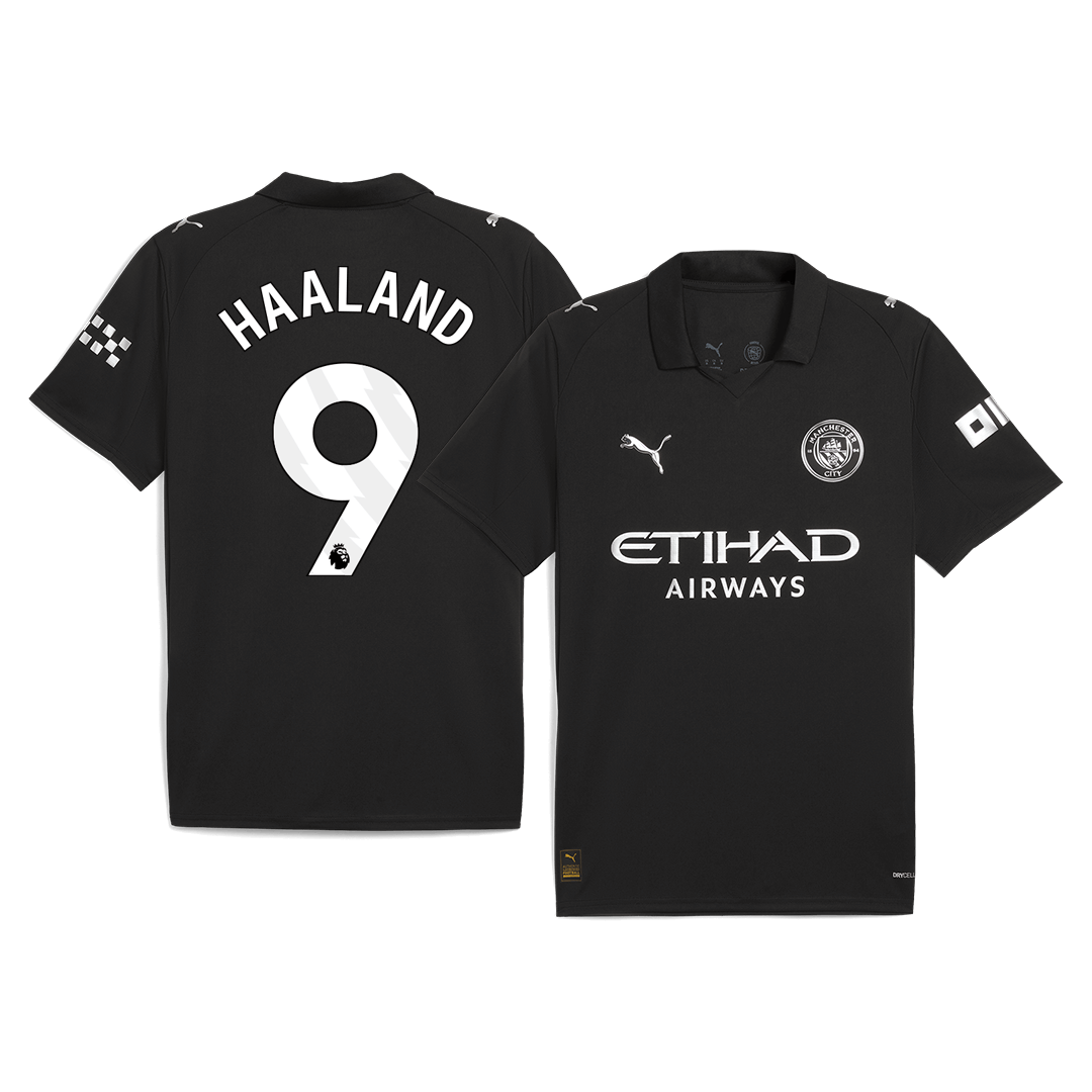 HAALAND #9 Manchester City Away Soccer Jersey 2025/26 - gogoalshop