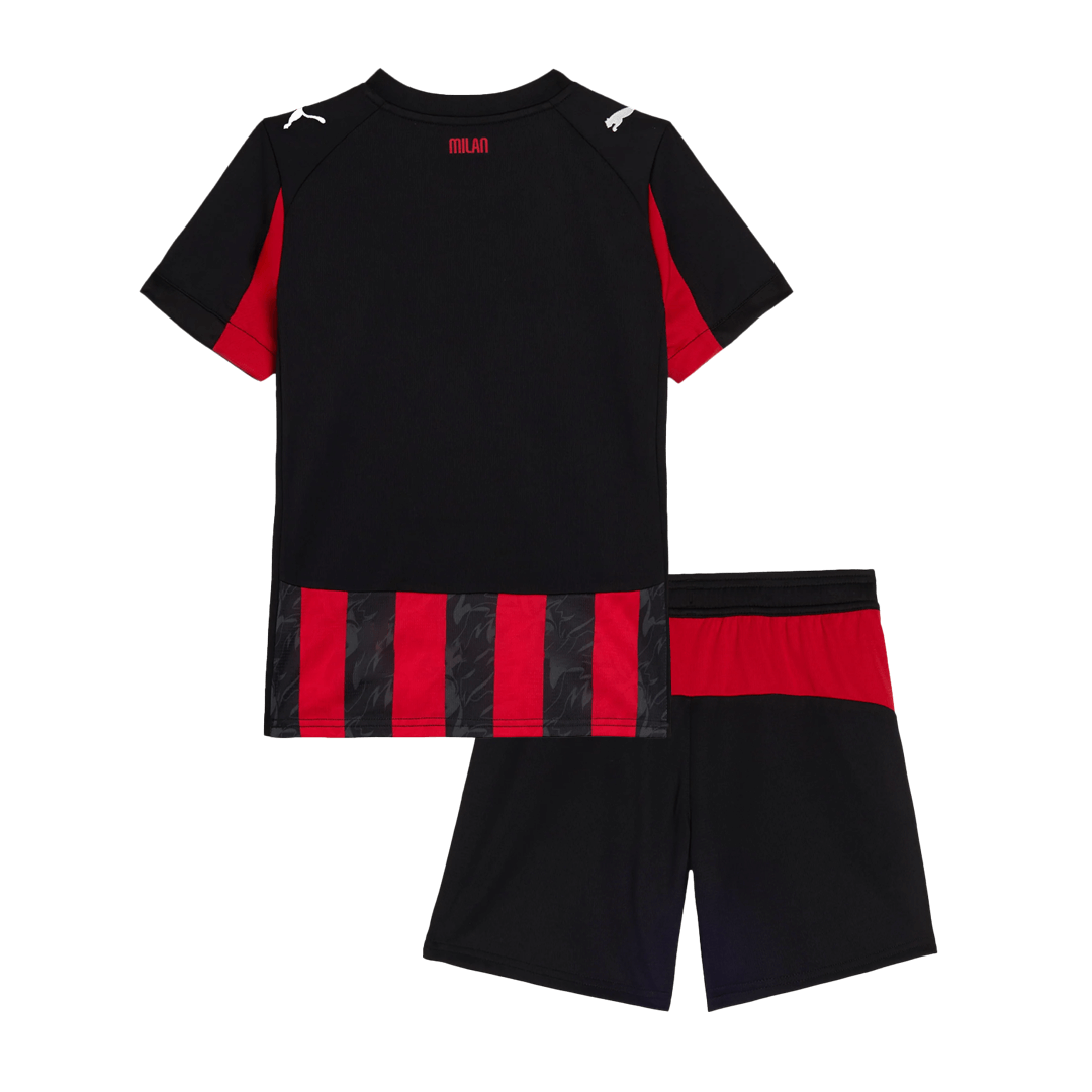 AC Milan Home Kids Soccer Jerseys Kit 2025/26 - gogoalshop