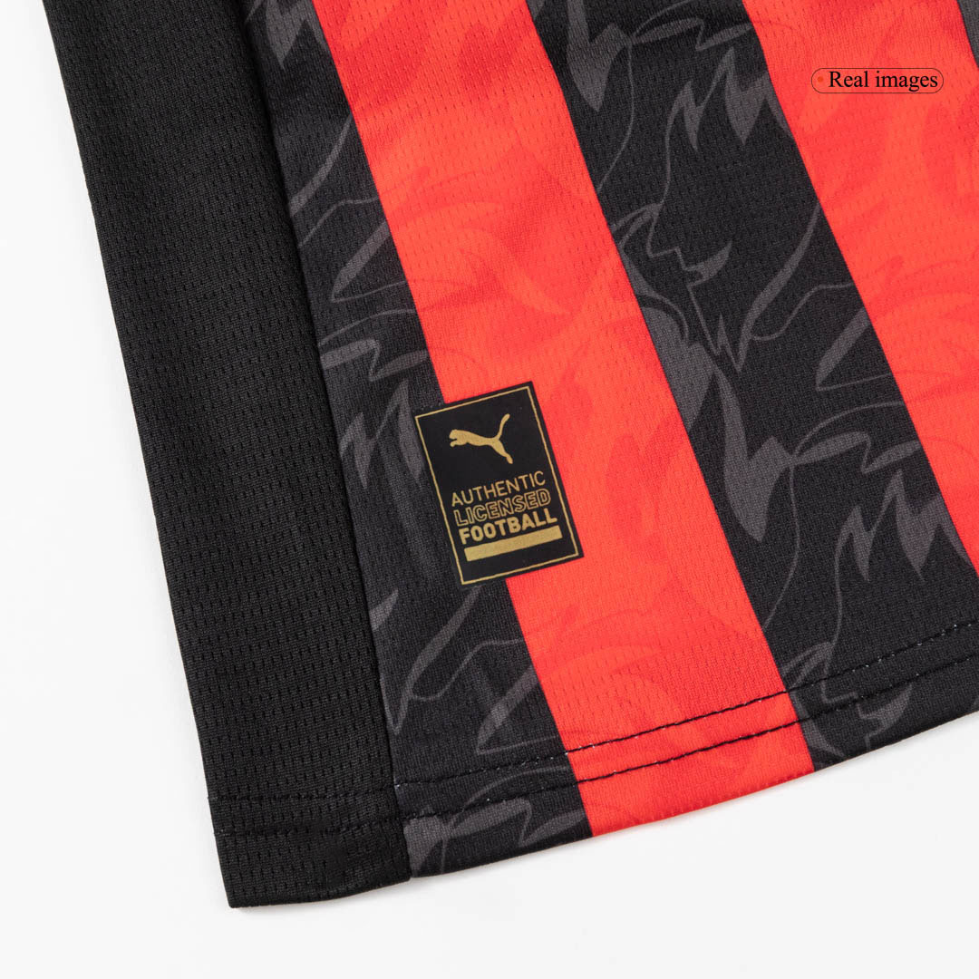 AC Milan Home Kids Soccer Jerseys Full Kit 2025/26 - gogoalshop