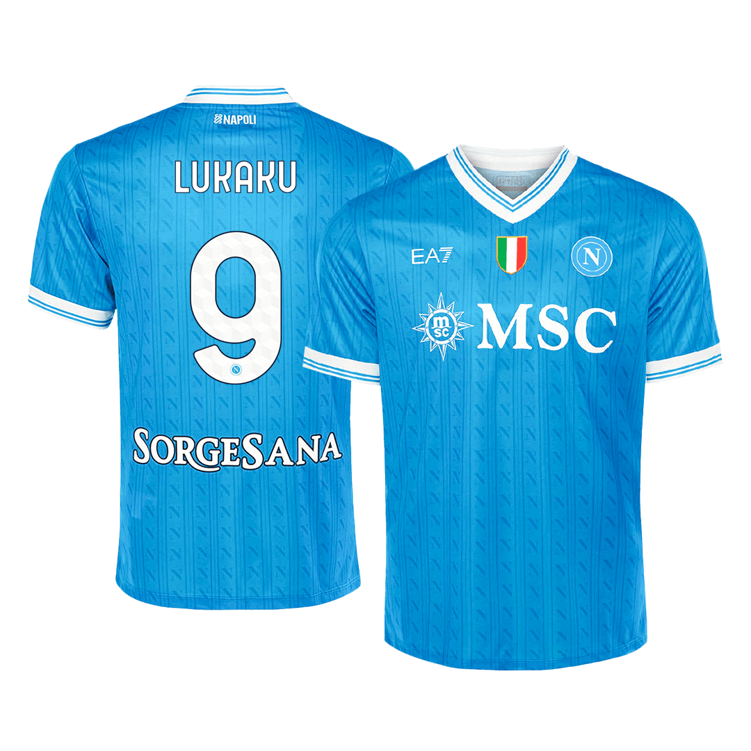 LUKAKU #9 Napoli Home Soccer Jersey 2025/26 - gogoalshop