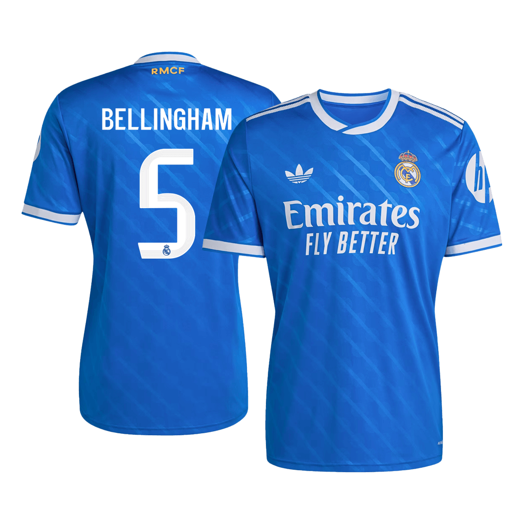 BELLINGHAM #5 Real Madrid Third Away Soccer Jersey 2025/26 - gogoalshop