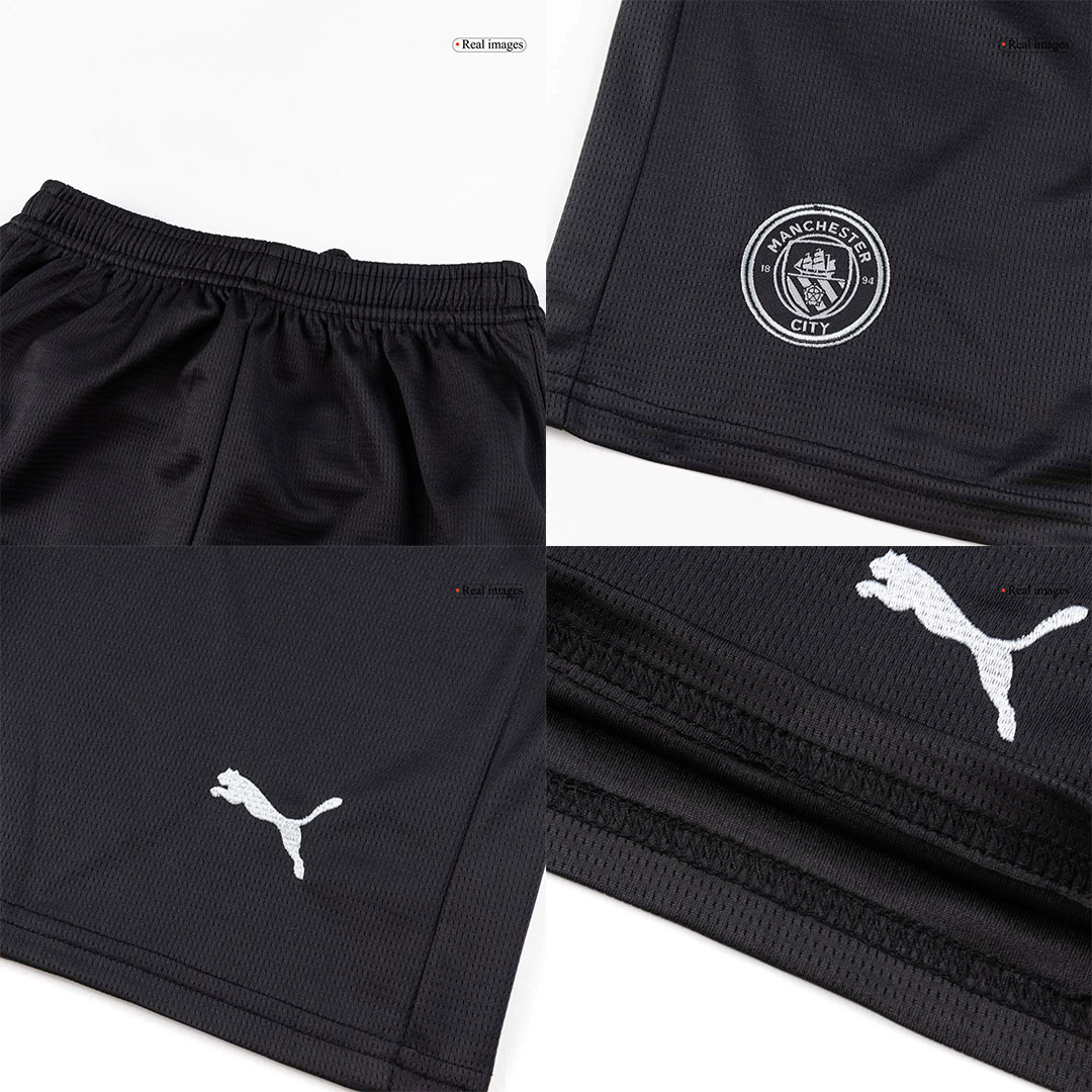 Manchester City Away Kids Soccer Jerseys Kit 2025/26 - gogoalshop