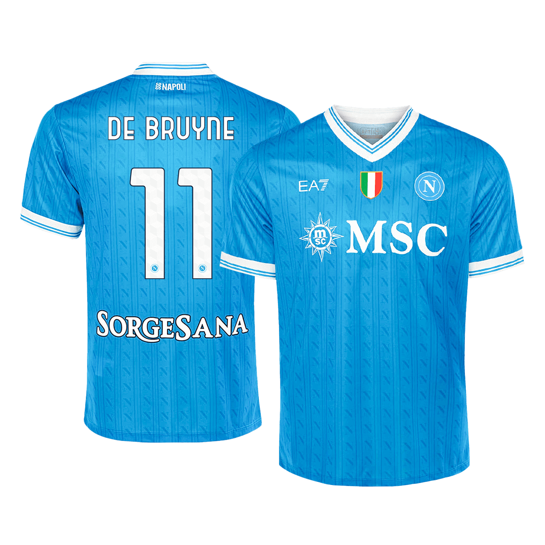 DE BRUYNE #11 Napoli Home Soccer Jersey 2025/26 - gogoalshop