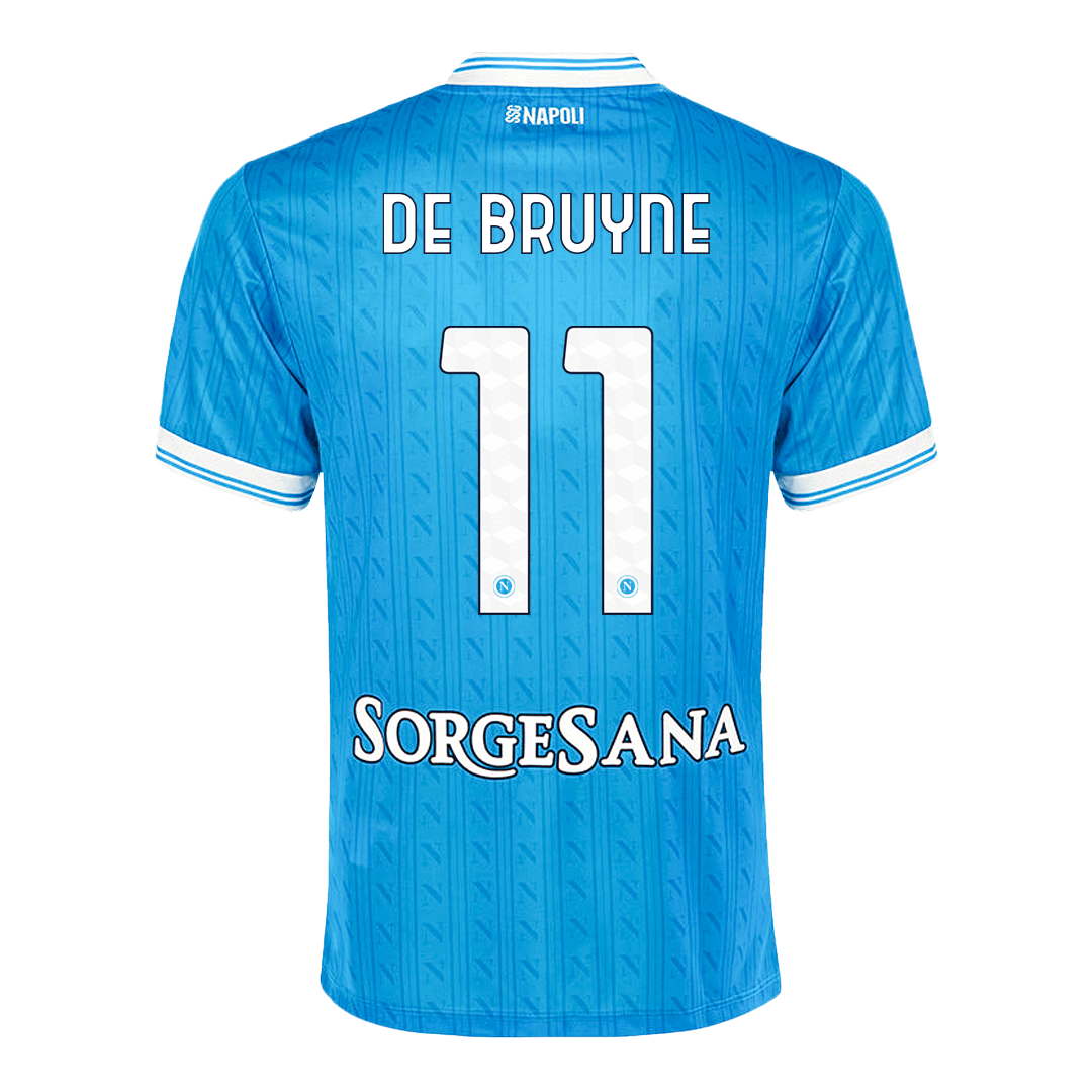 DE BRUYNE #11 Napoli Home Soccer Jersey 2025/26 - gogoalshop