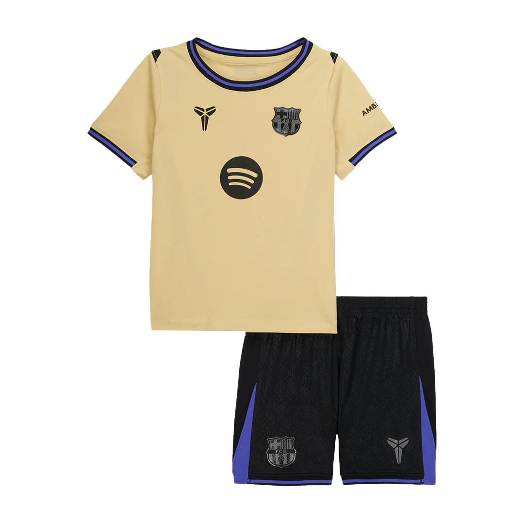 Barcelona Away Kids Soccer Jerseys Kit 2025/26 - gogoalshop