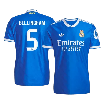 BELLINGHAM #5 Real Madrid Third Away Authentic Soccer Jersey 2025/26 - gogoalshop