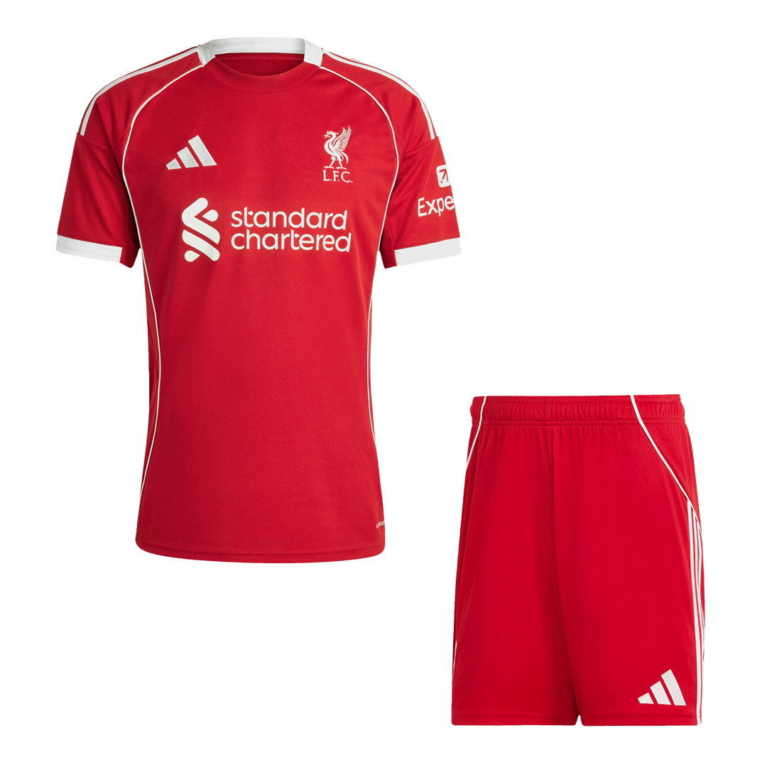 Liverpool Home Jerseys Kit 2025/26 - gogoalshop