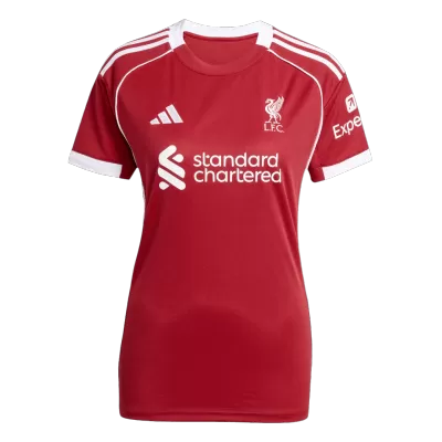 Women's Liverpool Home Jersey 2025/26 - gogoalshop