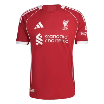 Liverpool Home Authentic Soccer Jersey 2025/26 - gogoalshop