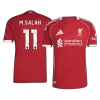 M.SALAH #11 Liverpool Home Authentic Soccer Jersey 2025/26 - gogoalshop