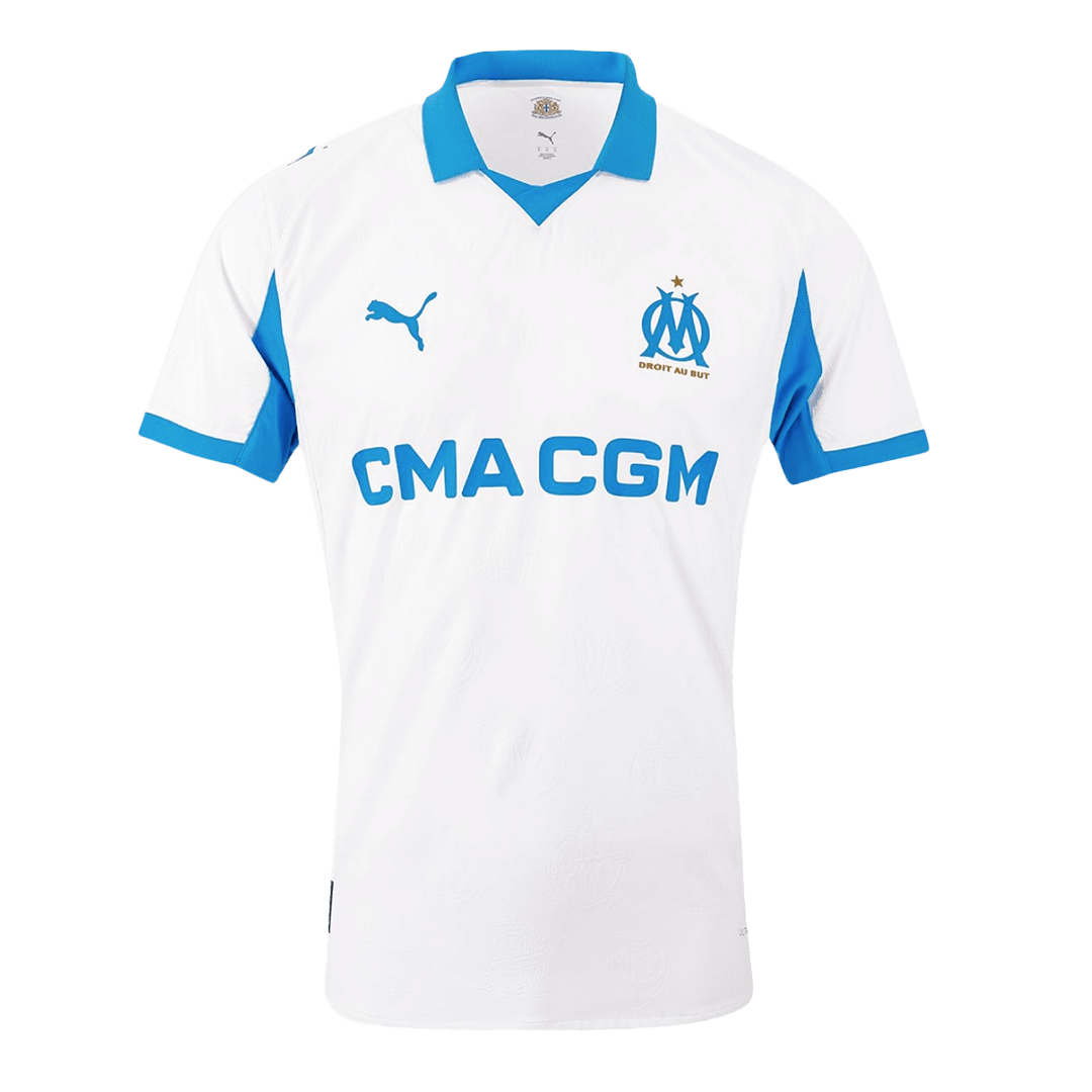 Marseille Home Authentic Soccer Jersey 2025/26 - gogoalshop