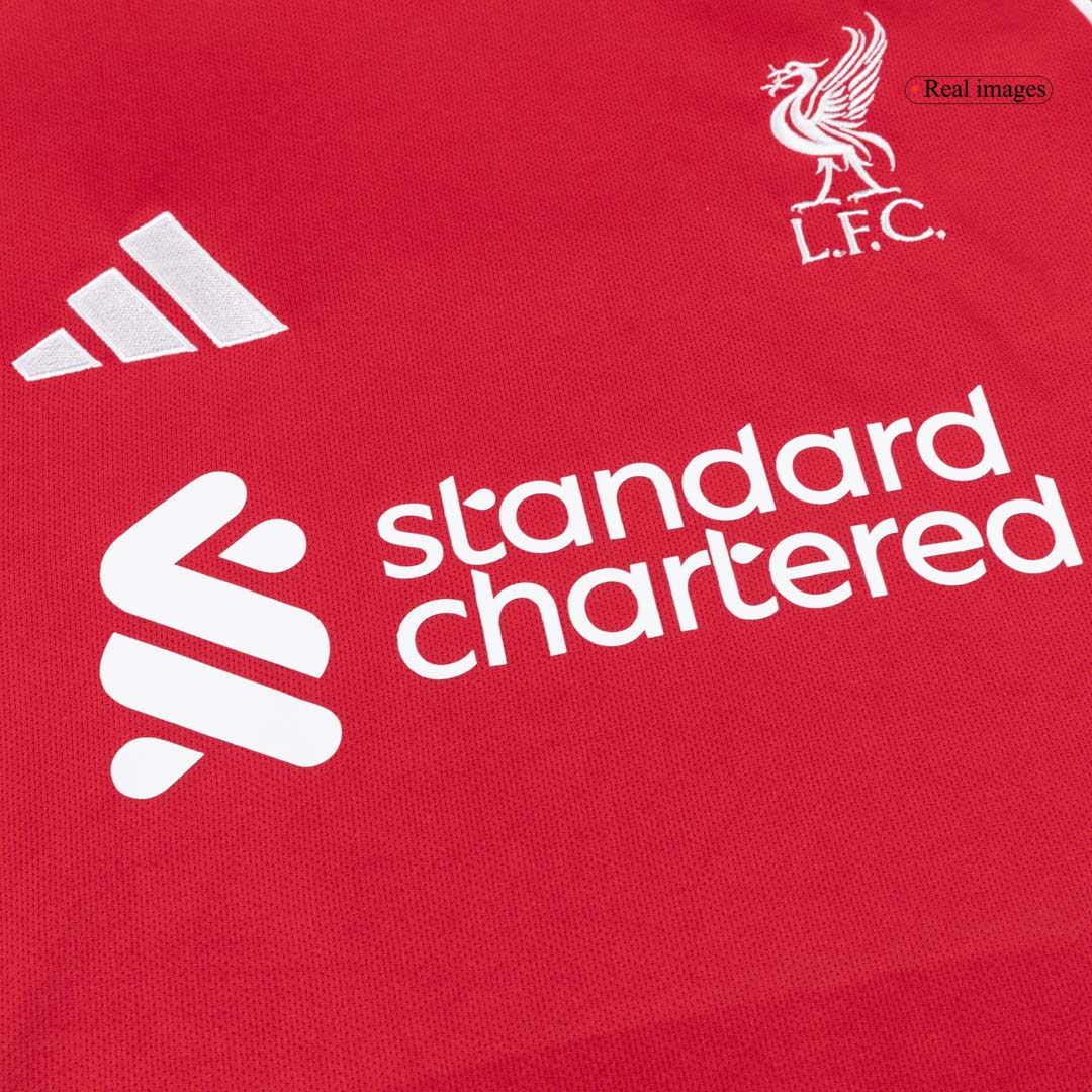 Liverpool Home Long Sleeve Jersey 2025/26 - gogoalshop