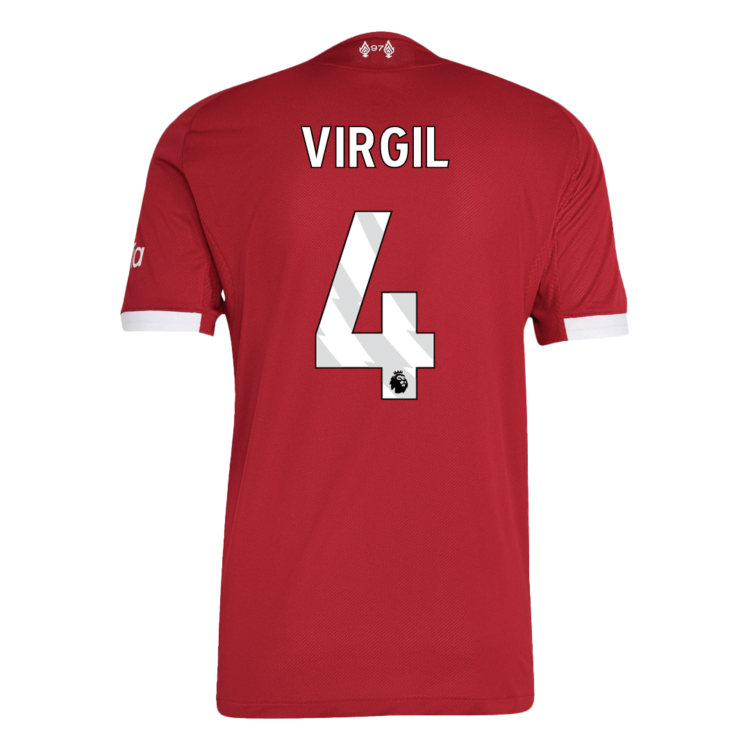 VIRGIL #4 Liverpool Home Player Version Jersey 2025/26 - gogoalshop