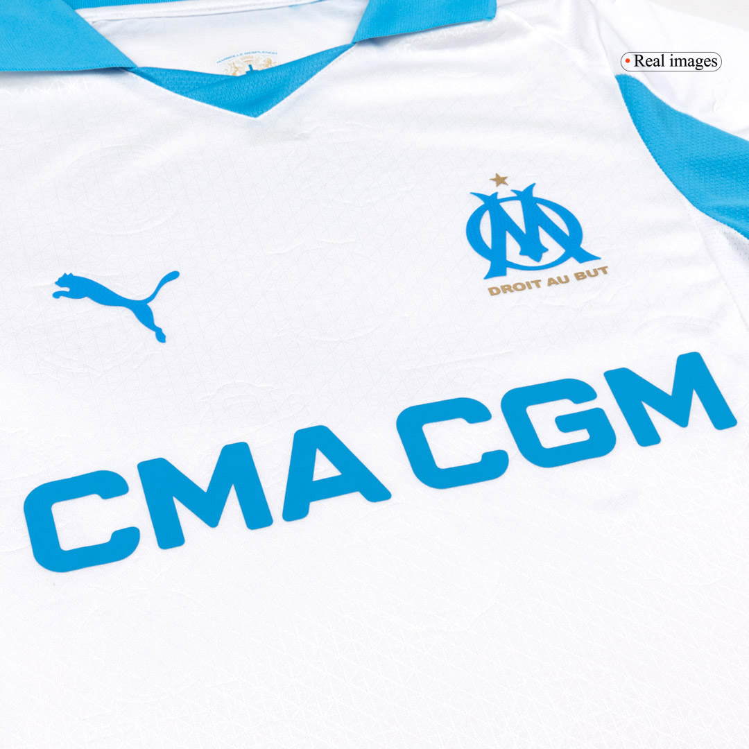 Marseille Home Authentic Soccer Jersey 2025/26 - gogoalshop