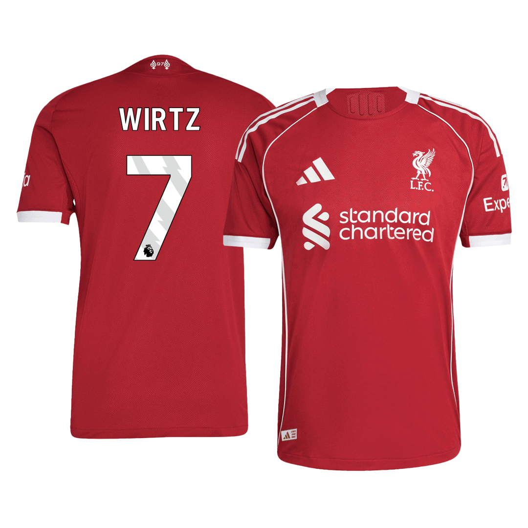 WIRTZ #7 Liverpool Home Player Version Jersey 2025/26 - gogoalshop