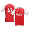 RICE #41 Arsenal Home Soccer Jersey 2025/26 - gogoalshop