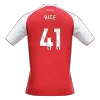 RICE #41 Arsenal Home Soccer Jersey 2025/26 - gogoalshop