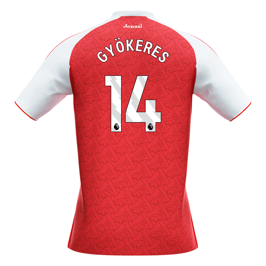 GYÖKERES #14 Arsenal Home Soccer Jersey 2025/26 - gogoalshop