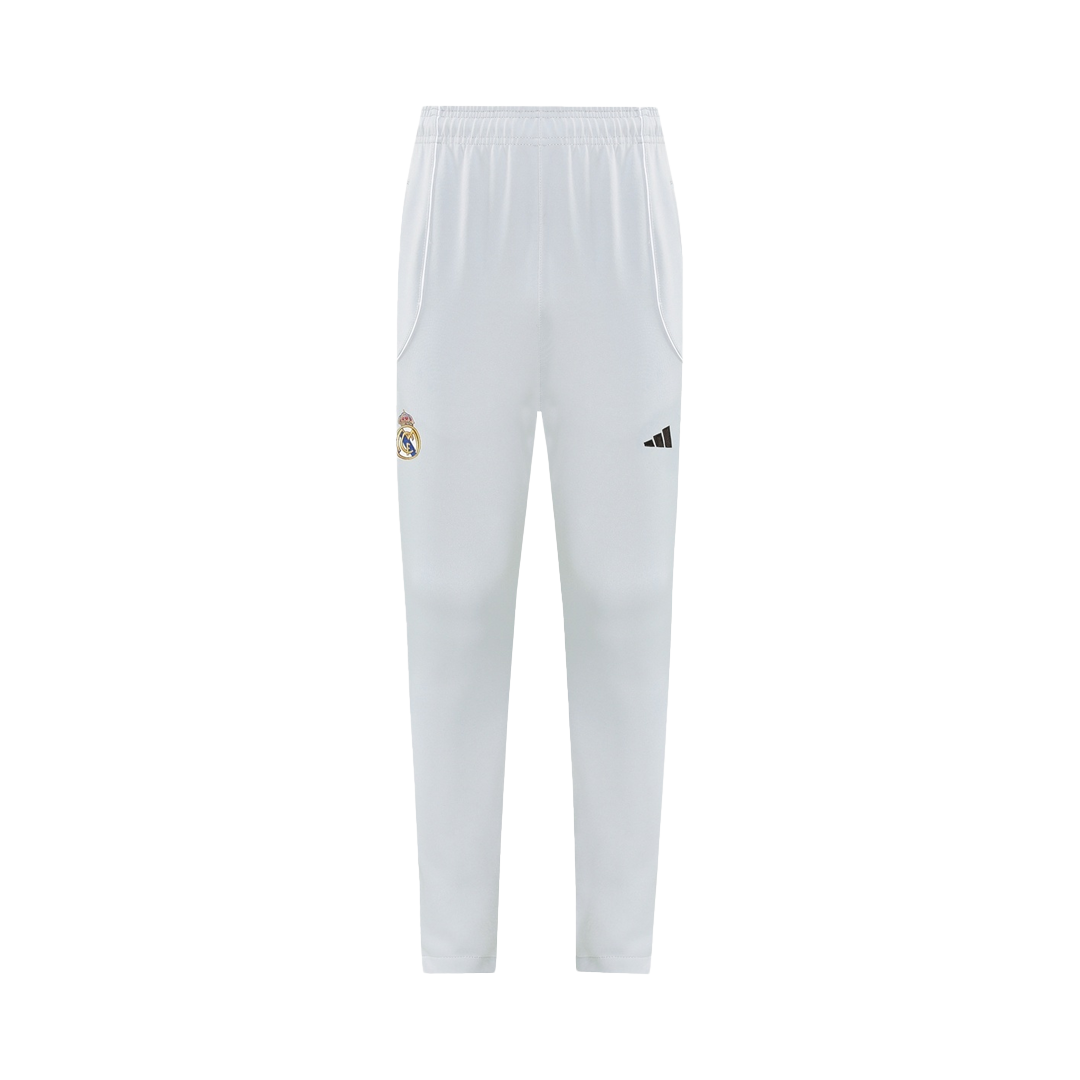 Real Madrid Home Jacket Tracksuit 2025/26 Gray - gogoalshop