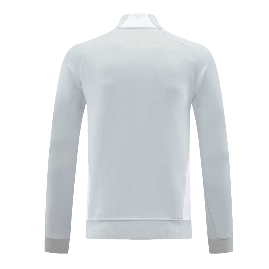 Real Madrid Home Track Jacket 2025/26 - Gray - gogoalshop