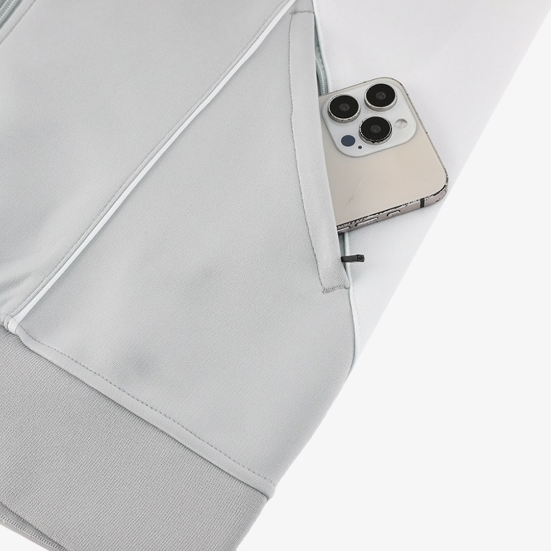 Real Madrid Home Track Jacket 2025/26 - Gray - gogoalshop