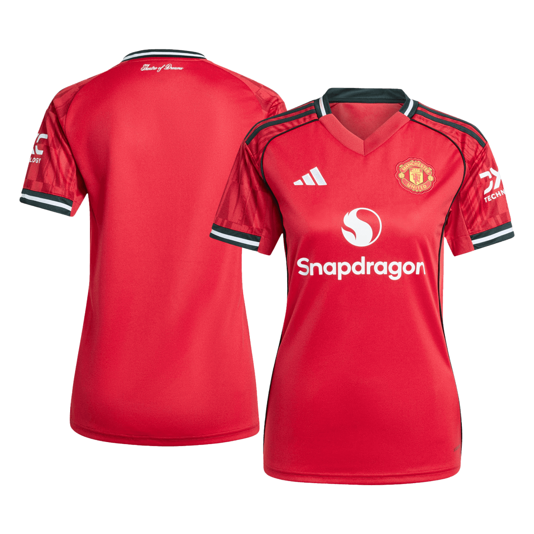 Women's Manchester United Home Jersey 2025/26 - gogoalshop