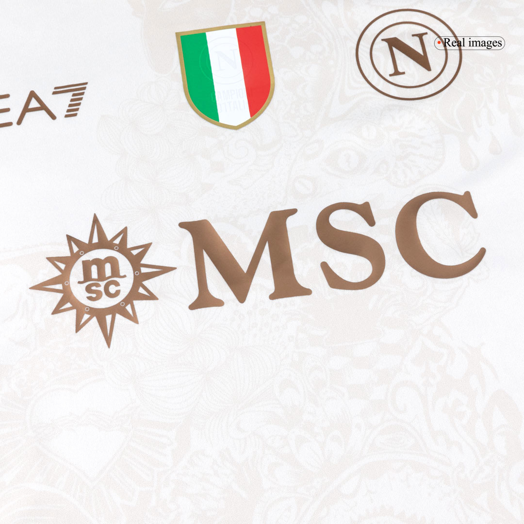 Napoli Away Kids Soccer Jerseys Kit 2025/26 - gogoalshop