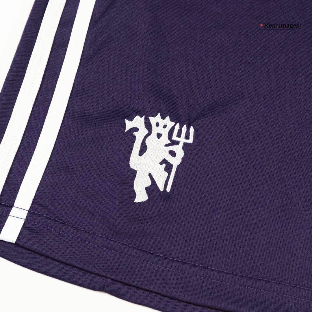 Manchester United Away Soccer Shorts 2025/26 - gogoalshop