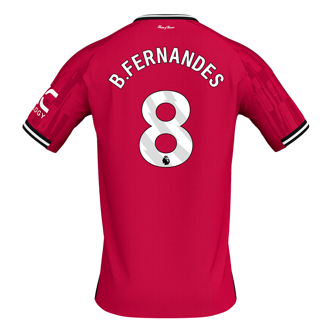 B.FERNANDES #8 Manchester United Home Soccer Jersey 2025/26 - gogoalshop