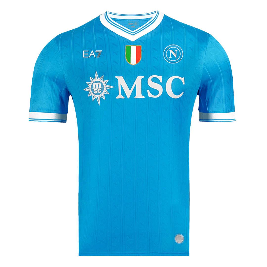 Napoli Home Authentic Soccer Jersey 2025/26 - gogoalshop