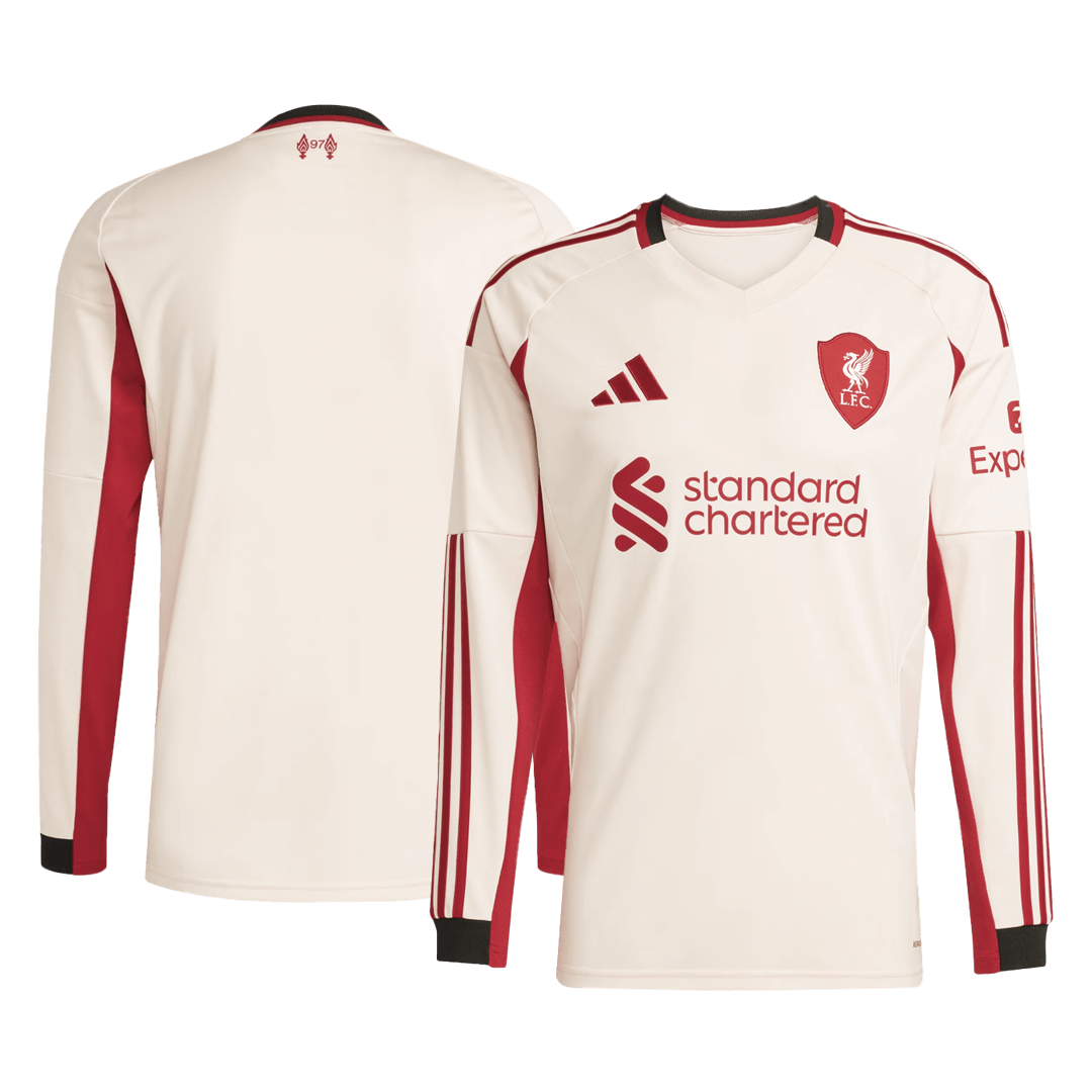 Liverpool Away Long Sleeve Jersey 2025/26 - gogoalshop