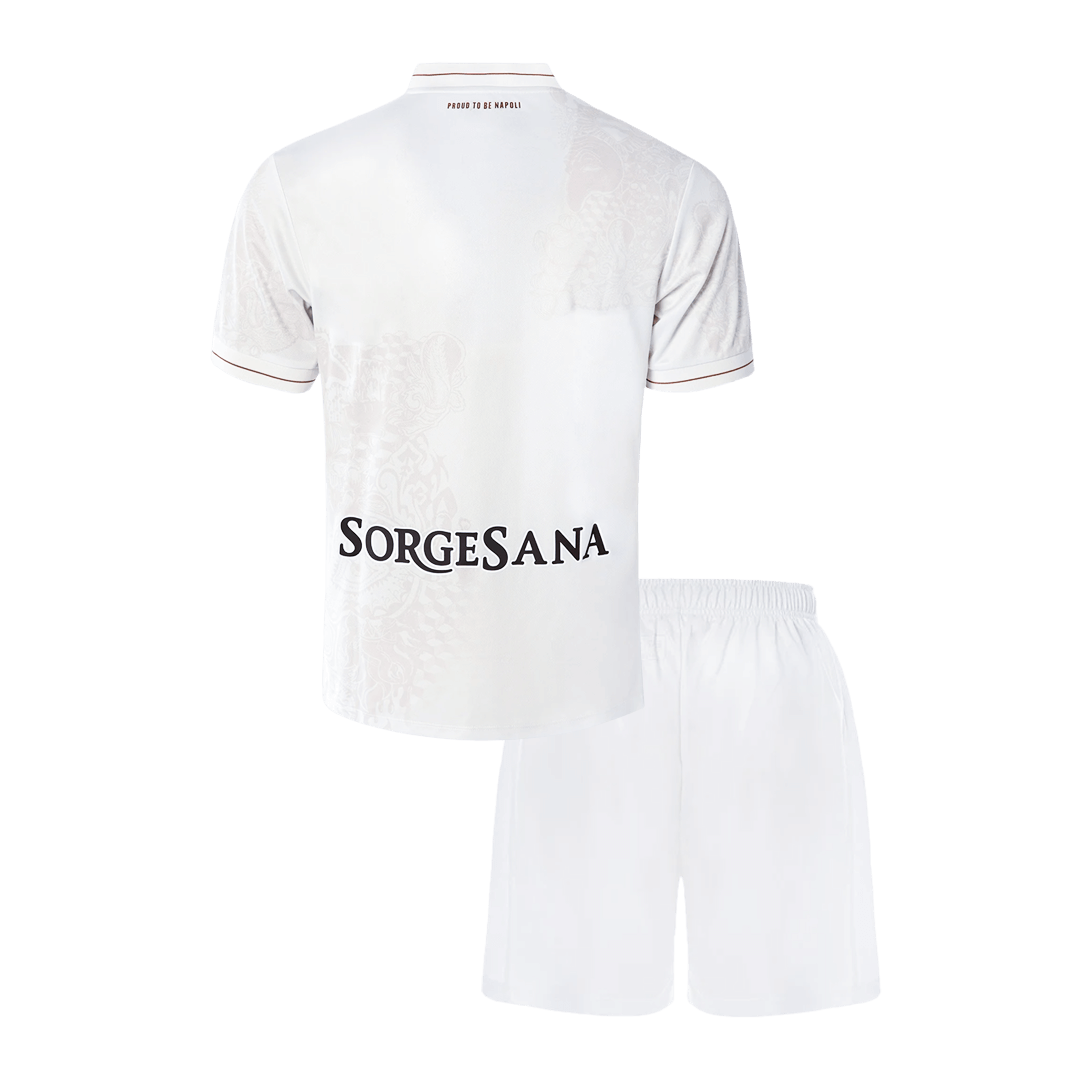 Napoli Away Kids Soccer Jerseys Kit 2025/26 - gogoalshop
