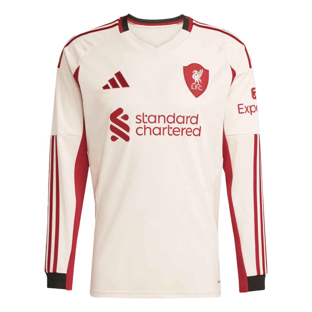 Liverpool Away Long Sleeve Jersey 2025/26 - gogoalshop