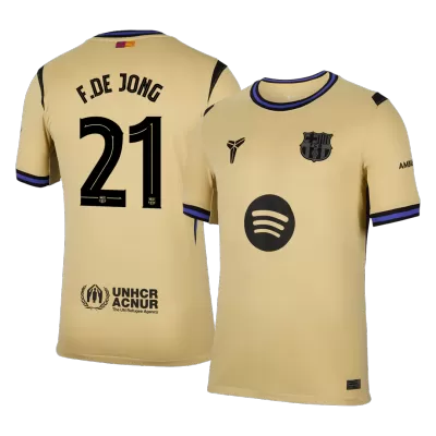 F.DE JONG #21 Barcelona Away Soccer Jersey 2025/26 -UCL - gogoalshop