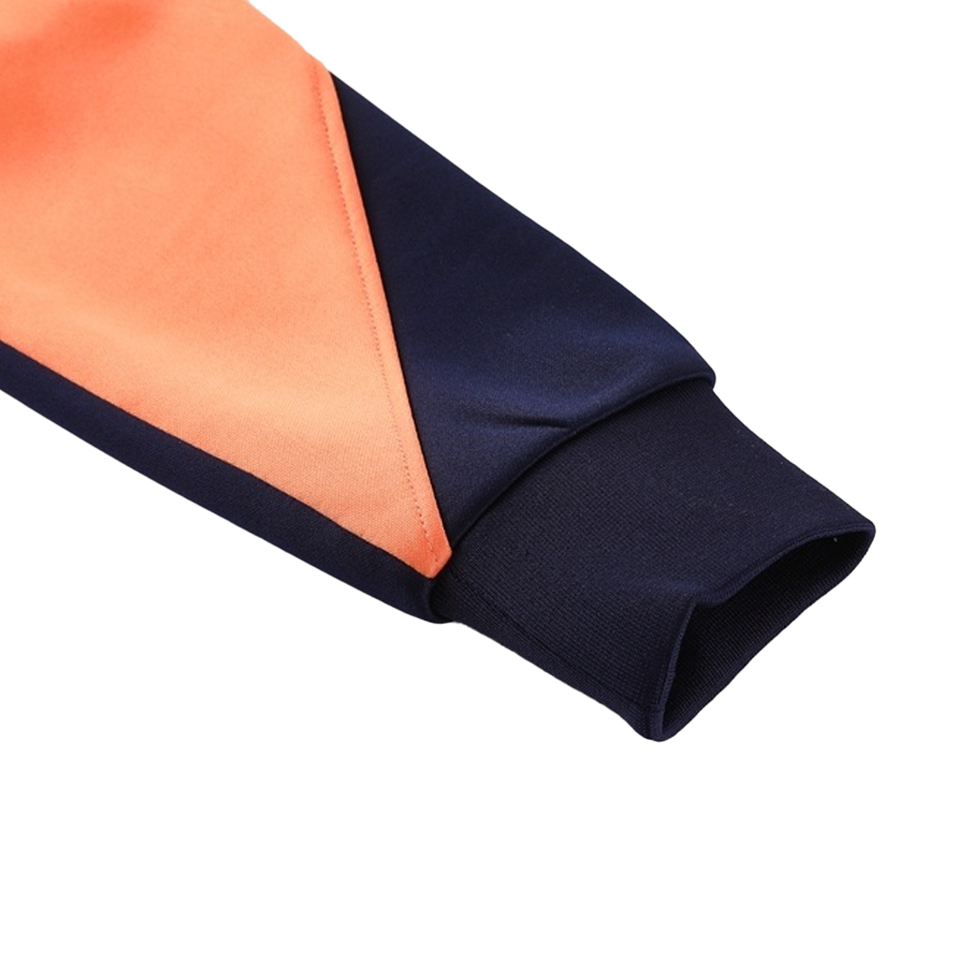 Barcelona Jacket Tracksuit 2025/26 Navy&Orange - gogoalshop