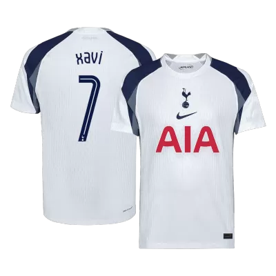 XAVI #7 Tottenham Hotspur Home Authentic Soccer Jersey 2025/26 - UCL - gogoalshop