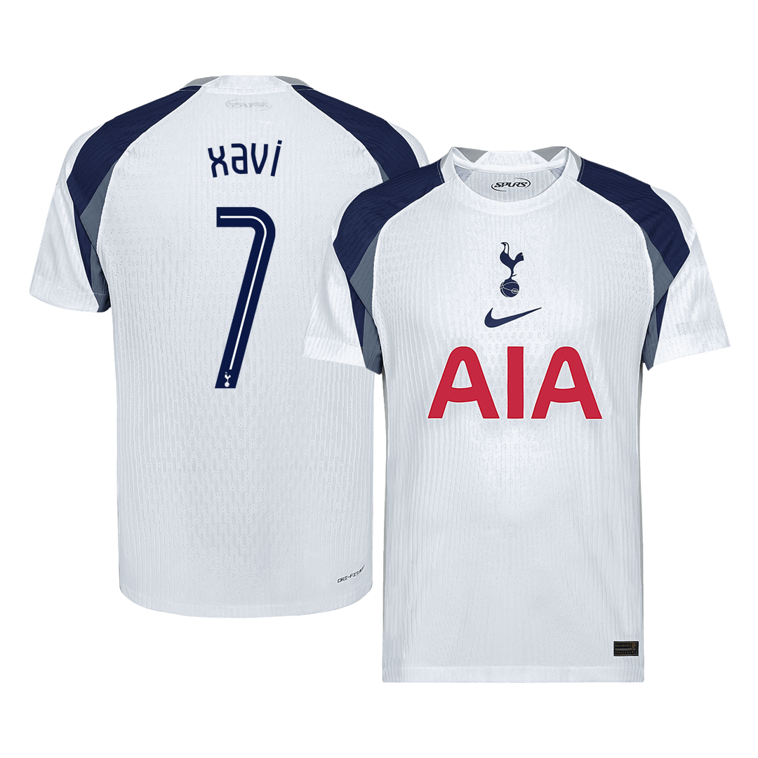 XAVI #7 Tottenham Hotspur Home Player Version Jersey 2025/26 - UCL - gogoalshop