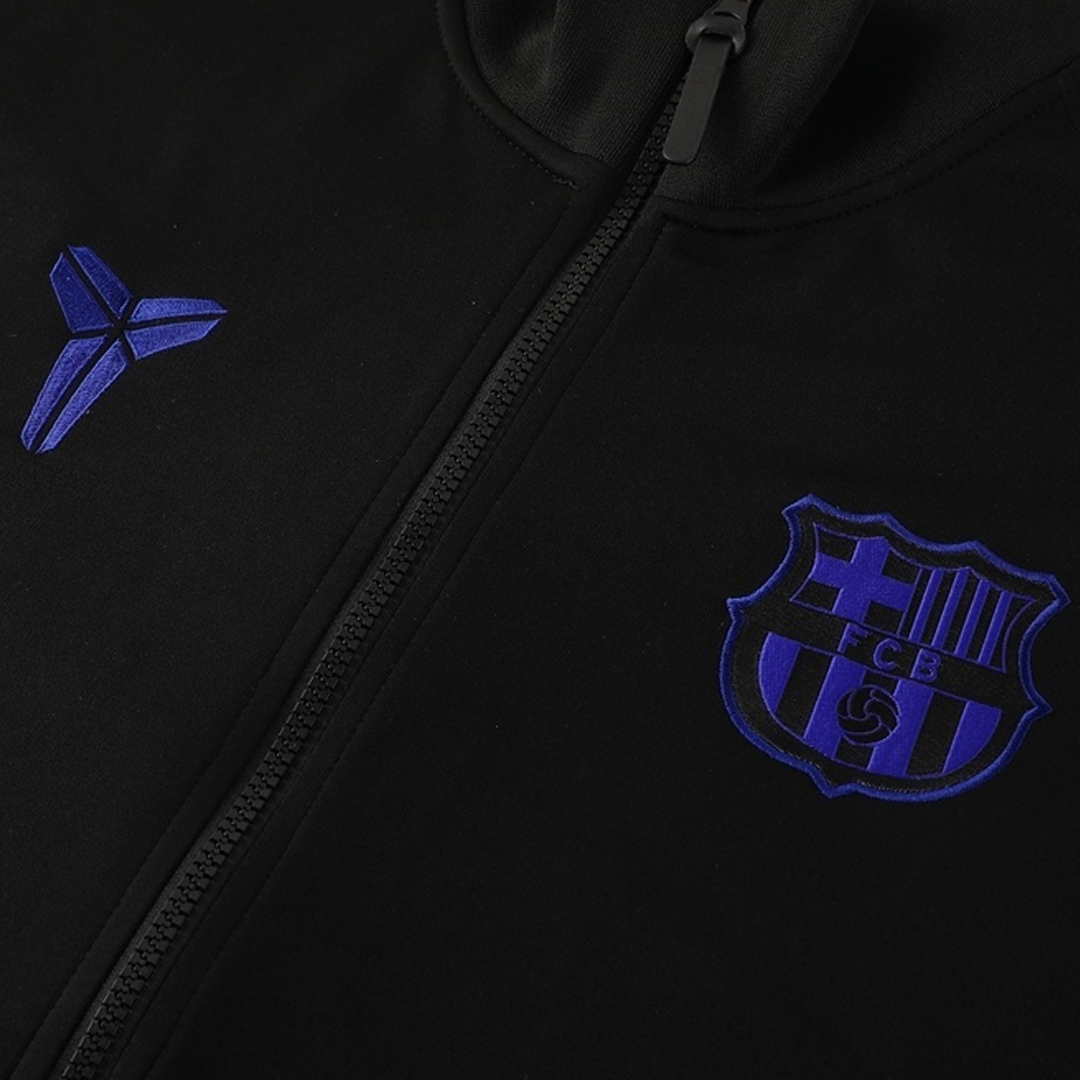 Barcelona Track Jacket 2025/26 - Black&Purple - gogoalshop