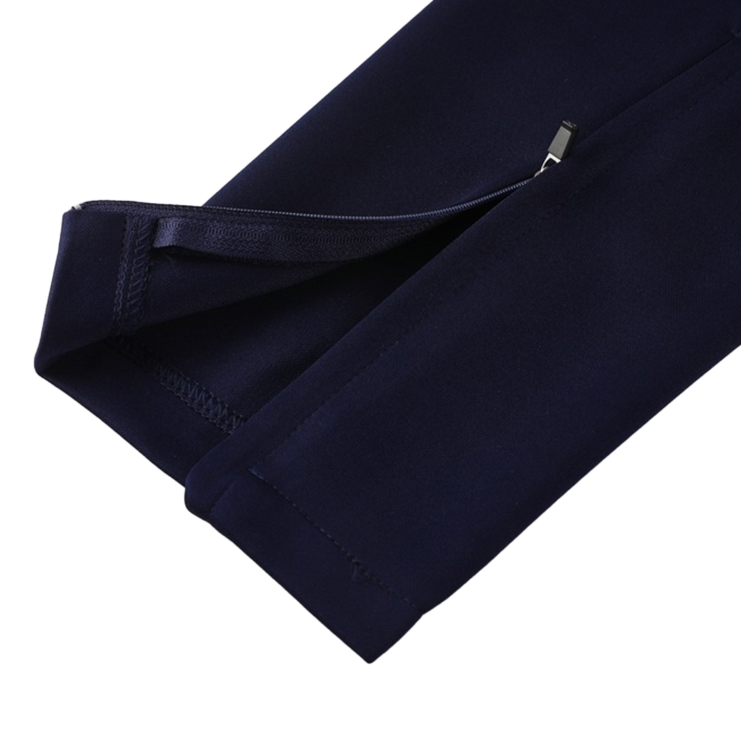 Barcelona Jacket Tracksuit 2025/26 Navy&Orange - gogoalshop