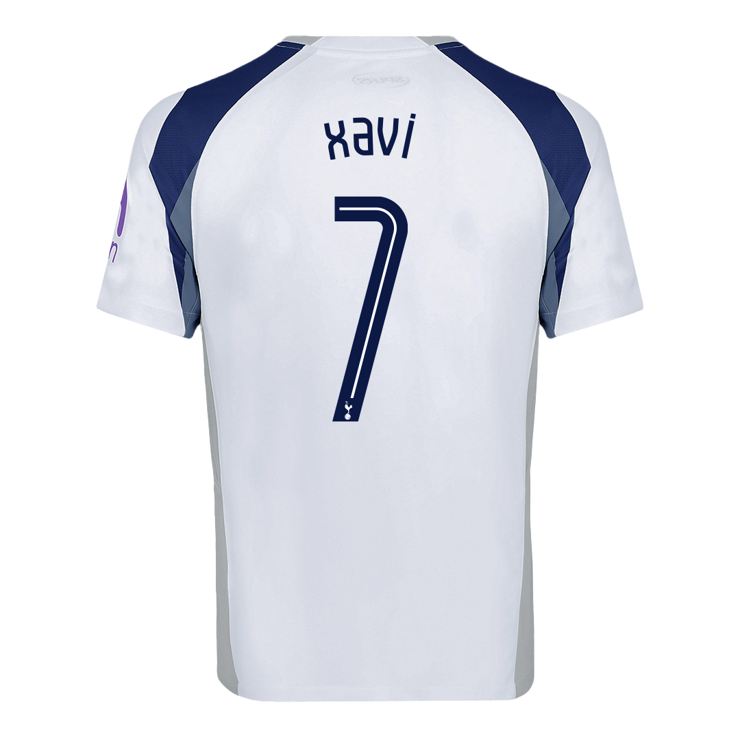 XAVI #7 Tottenham Hotspur Home Soccer Jersey 2025/26 -UCL - gogoalshop