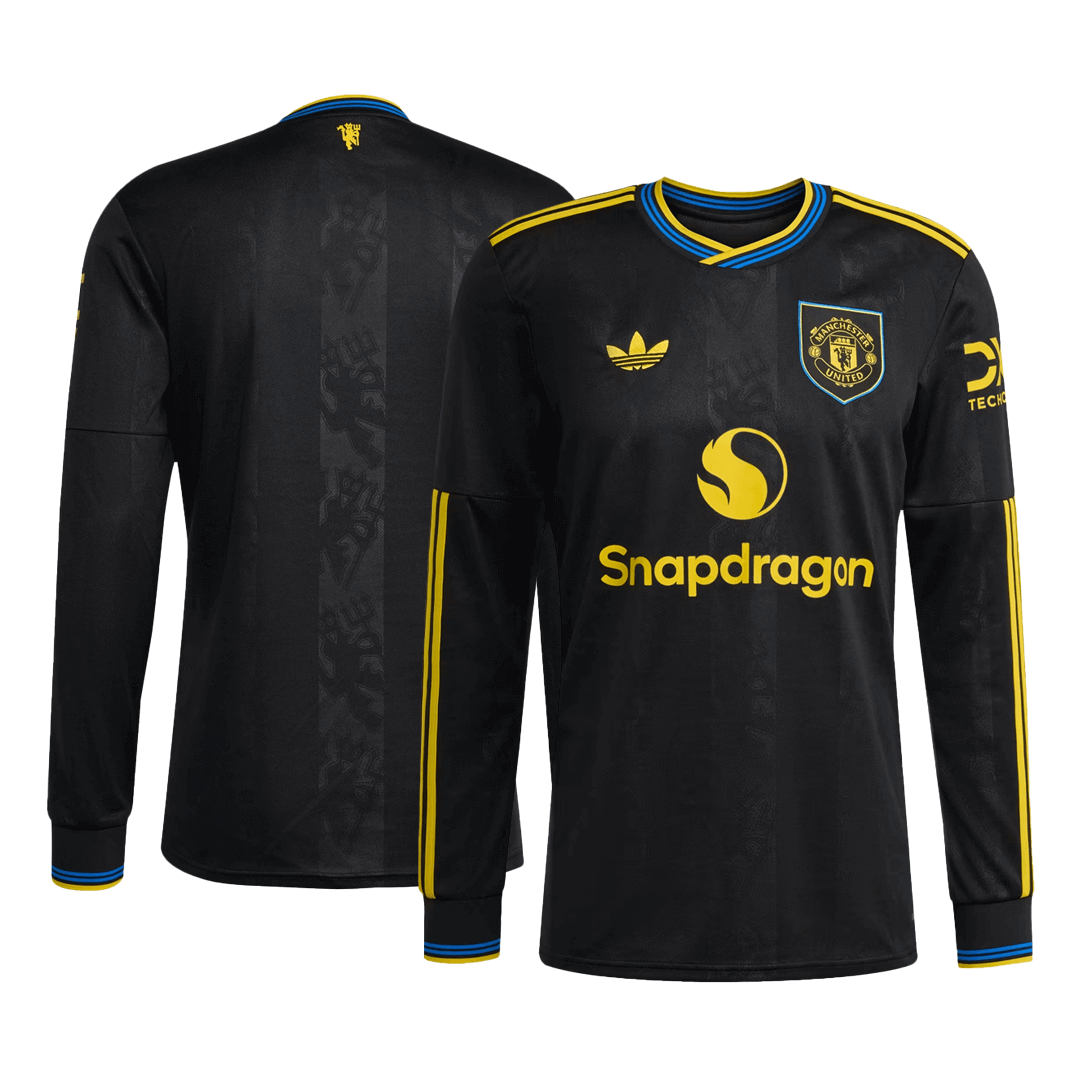 Manchester United Third Away Long Sleeve Jersey 2025/26 - gogoalshop