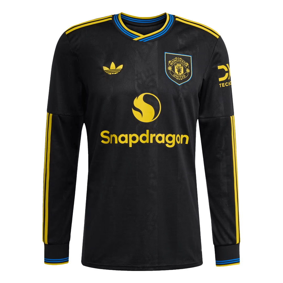 Manchester United Third Away Long Sleeve Jersey 2025/26 - gogoalshop