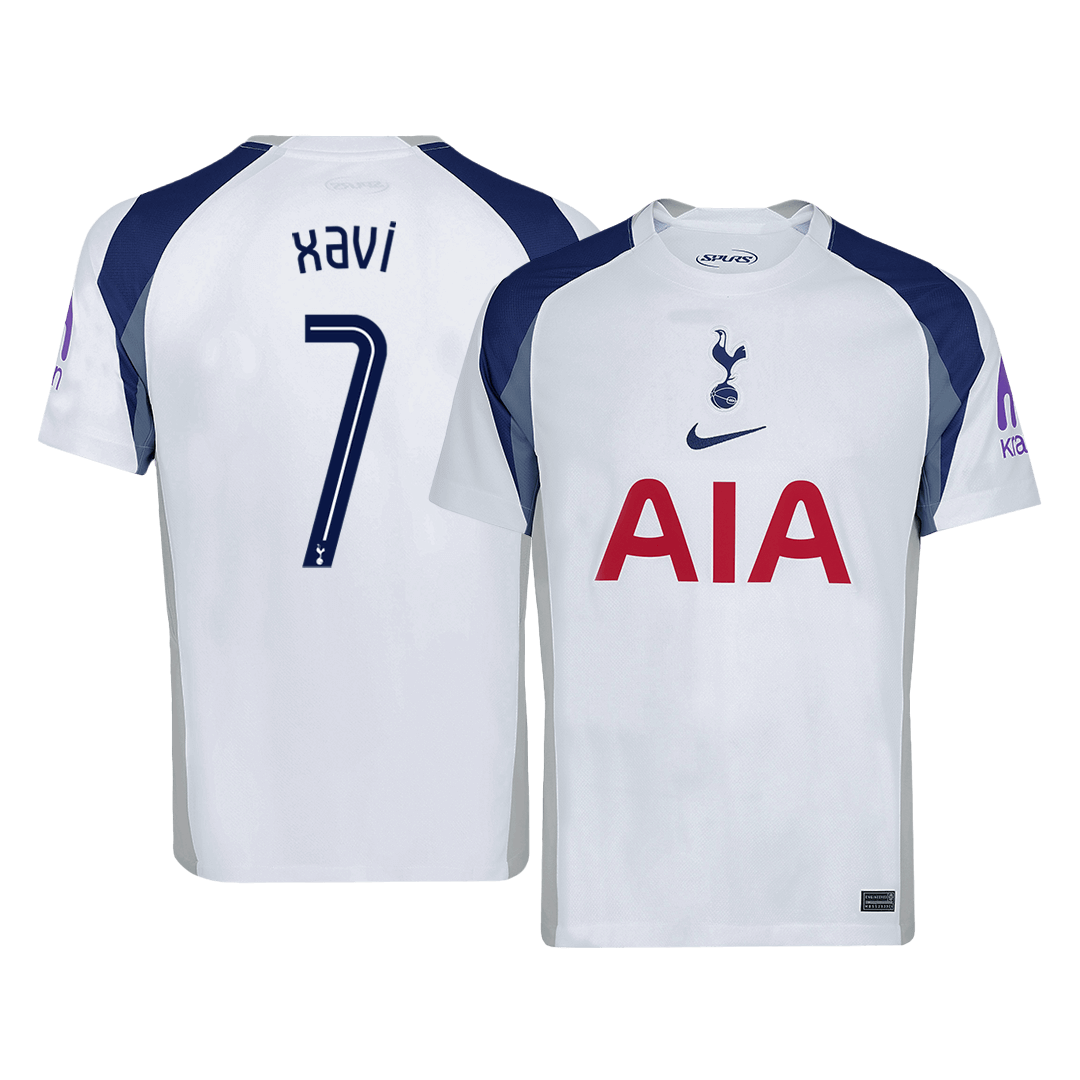 XAVI #7 Tottenham Hotspur Home Soccer Jersey 2025/26 -UCL - gogoalshop