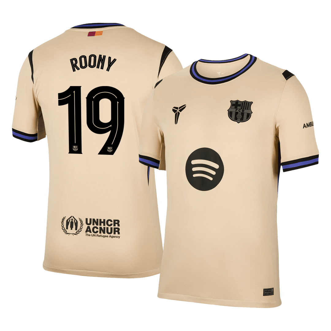 ROONY #19 Barcelona Away Soccer Jersey 2025/26 -UCL - gogoalshop