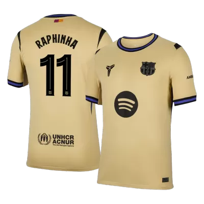 RAPHINHA #11 Barcelona Away Soccer Jersey 2025/26 -UCL - gogoalshop