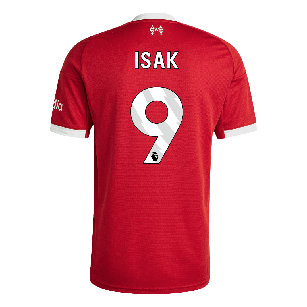 ISAK #9 Liverpool Home Soccer Jersey 2025/26 - gogoalshop