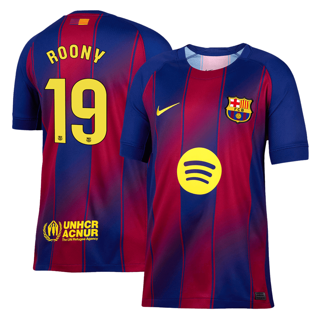 ROONY #19 Barcelona Home Soccer Jersey 2025/26 - gogoalshop
