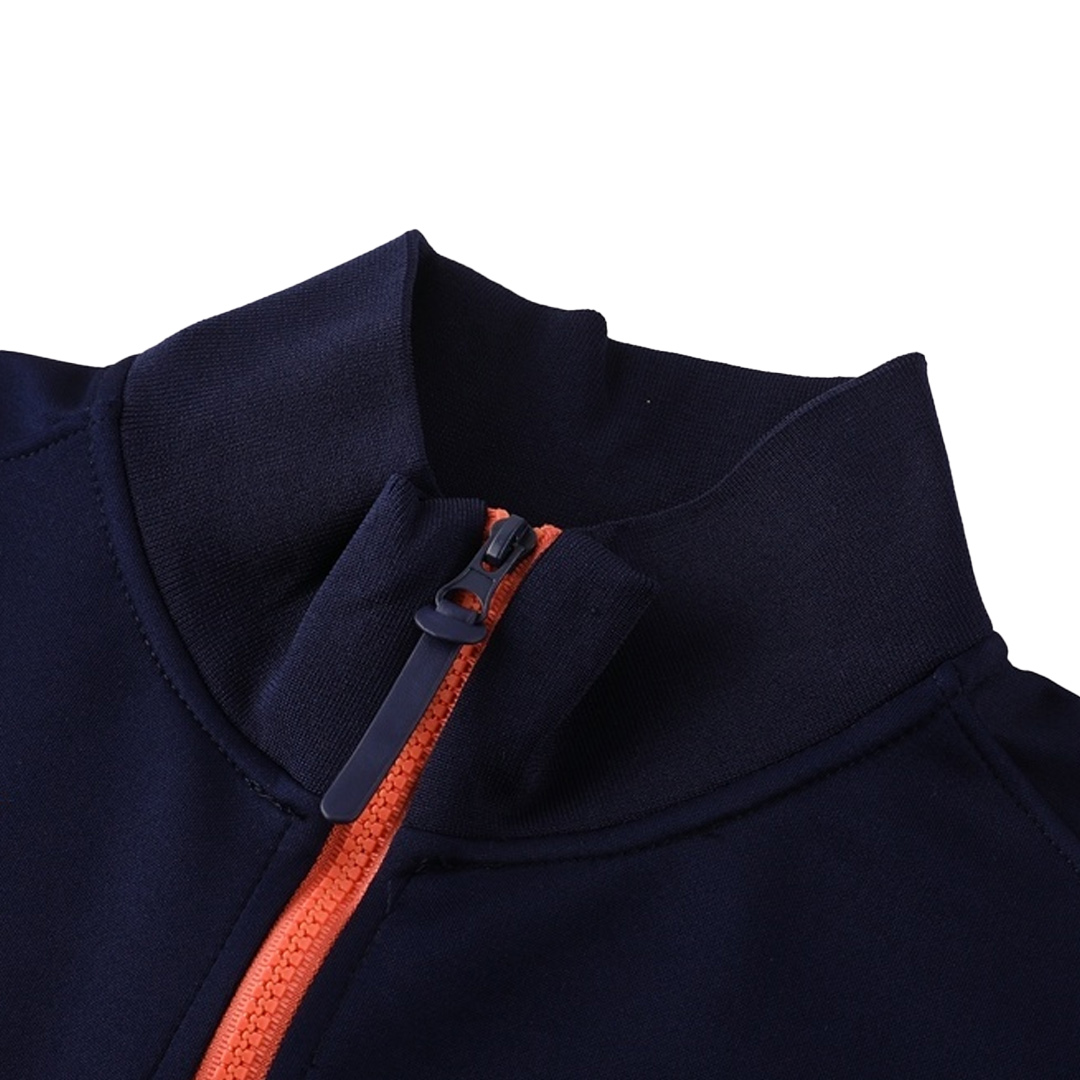Barcelona Track Jacket 2025/26 - Navy&Orange - gogoalshop